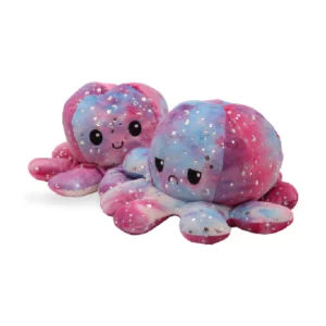  Mood Octopus Knuffel 30cm - Mood Octopus - Paars en Blauw Galaxy