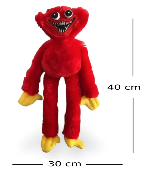 Huggy Wuggy knuffel Rood voorkant