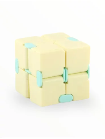 Fidget Toy – Infinity Cube – Geel