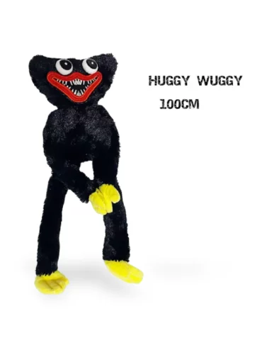 Huggy Wuggy Knuffel Groot- Huggy Wuggy 100cm – 80cm – Zwart
