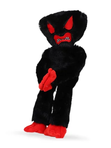 Huggy Wuggy Knuffel- Huggie Wuggie knuffel – Zwart Venom kleur – 40cm