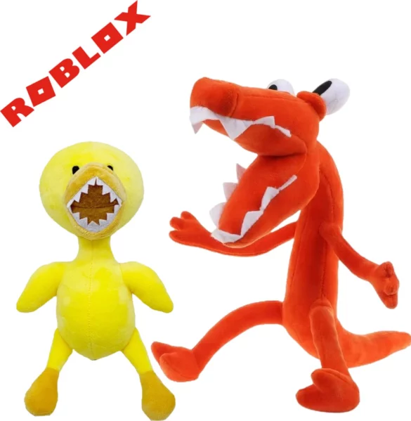 Roblox Rainbow Friends Knuffel Set van 2 - Orange & Yellow Duck