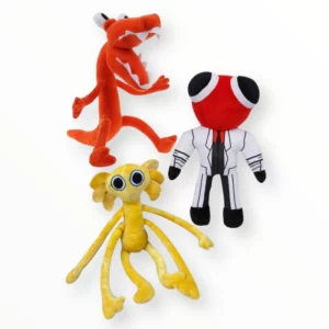  Roblox - Rainbow Friends Knuffel - Orange - Red - Yellow Spider