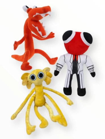 Roblox – Rainbow Friends Knuffel – Orange – Red – Yellow Spider