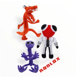  Rainbow Friends Knuffel - Purple-Orange-Red - Roblox speelgoed