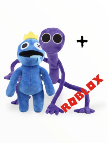 Roblox – Rainbow Friends Knuffel Set van 2 – Blue & Purple