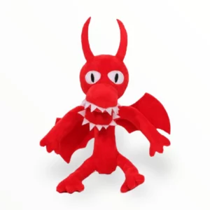  Rainbow Friends Knuffel - Maroon - Red Devil - Roblox speelgoed