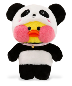  Paper Duck knuffel - Panda Kostuum - 30 cm