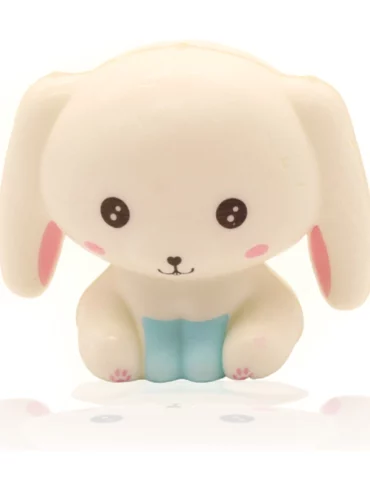 Squishy – Witte Hond- Squishies – 8 cm – Wit