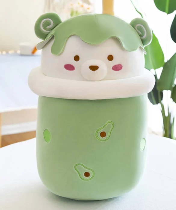 Panda Bubble Tea Knuffel Groen