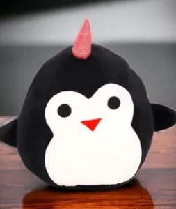  Kawaii Knuffel - Bekend van Squishmallow - 25cm - Zwart - Pinguïn