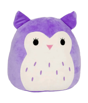 Squishmallow Paarse Uil